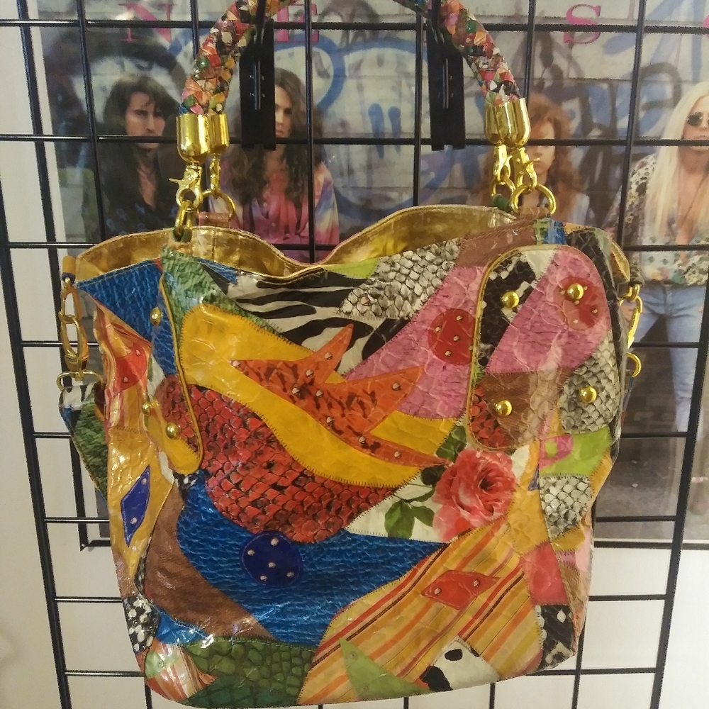 Braciano Mixed Media Purse